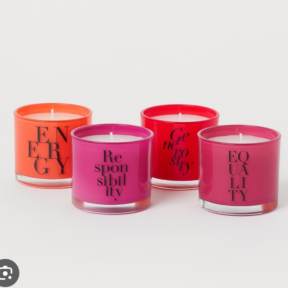 H&M HOME x DVF Set of 4 Candles
